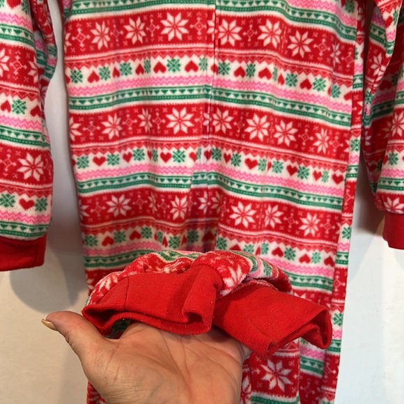 EUC Christmas PJs with deer hoodie - Picture 3 of 7